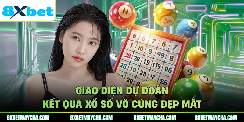 Giao diện dự đoán kết quả xổ số vô cùng đẹp mắt